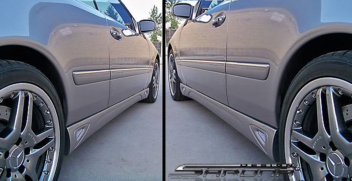 Custom Mercedes CL Side Skirts  Coupe (2000 - 2006) - $690.00 (Part #MB-019-SS)